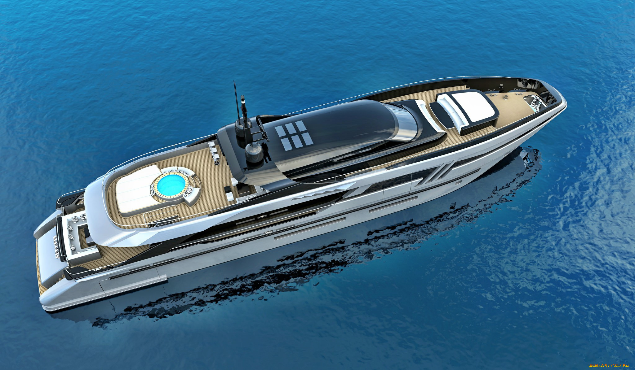 eldoris  43m superyacht, , 3d, 